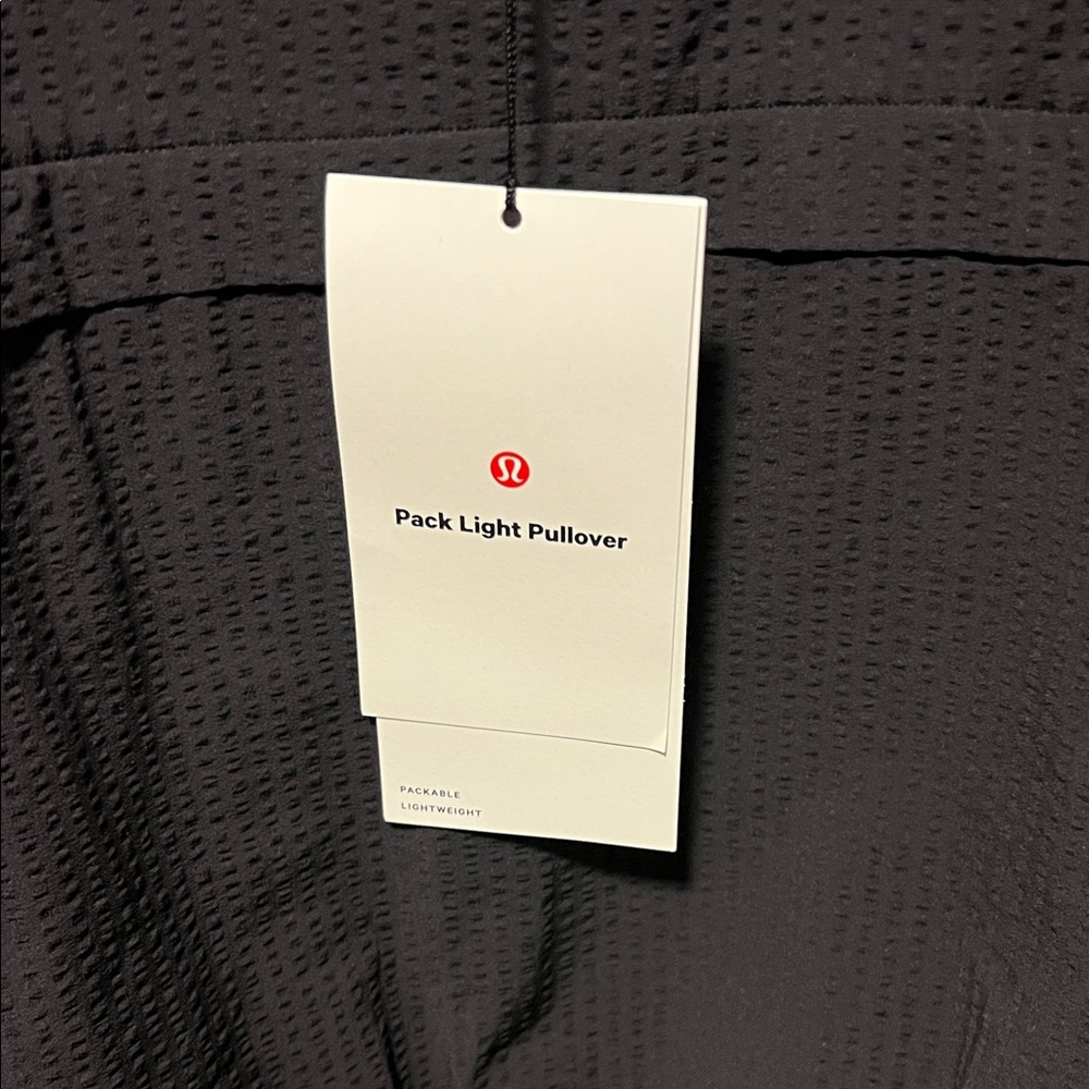 NWT 🍋 Lululemon Black Pack Light Pullover - Size 6 - Picture 2 of 5